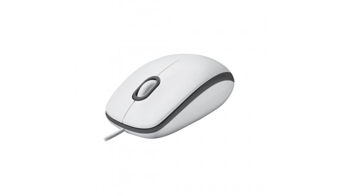 Logitech Mouse M100, White