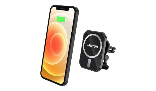 Canyon Magnetic Car Holder And Wireless Charger CM-15 15W Black