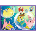 Puzzle - 4x250 - hull Sponge Boba maailm Trefl 13342