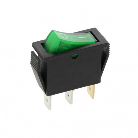 1826# mk111 roheline 230v valgustatud lüliti (10 tk.)