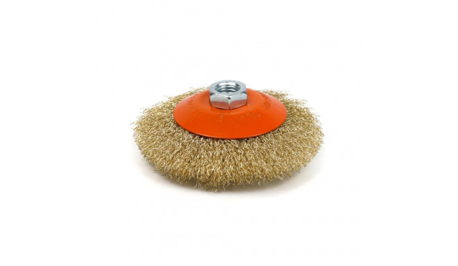 Ieliekta birste M14 115mm, misiņa sari Polax