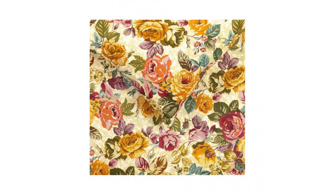 BED COV SET Flowers KSL COTTON 200x220CM
