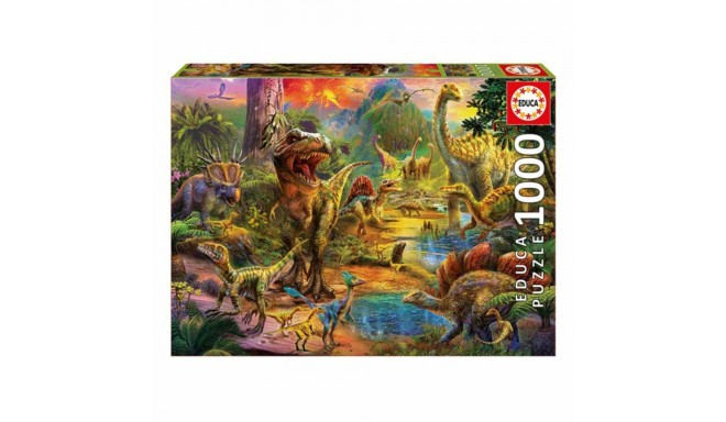 Puzzle Dinosaur Land Educa 17655 (1000 pcs)
