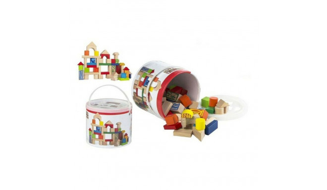 Boat with Building Blocks Colorbaby (50 pcs)