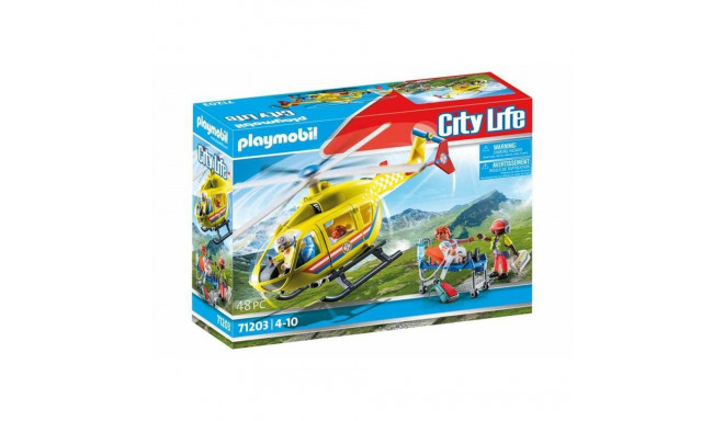 Playset Playmobil 71203 City Life Rescue Helicopter 48  Tükid, osad