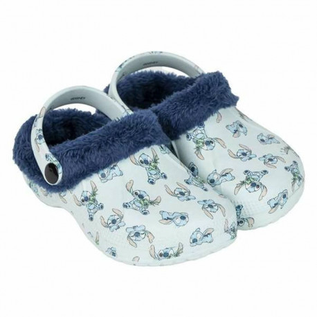 House Slippers Stitch Light Blue - 32-33