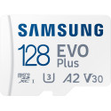 Mälukaart Samsung 128GB EVO Plus microSD+adapter