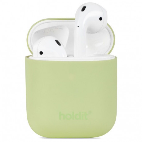 Airpods laadimiskarbiümbris Holdit 1/2 gen, silikoon, Kiwi