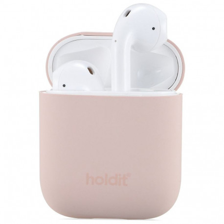 Airpods laadimiskarbiümbris Holdit 1/2 gen, silikoon, Blush Pink