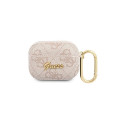 Guess GUAP4GSMP AirPods Pro cover pink 4G Script Metal Collection