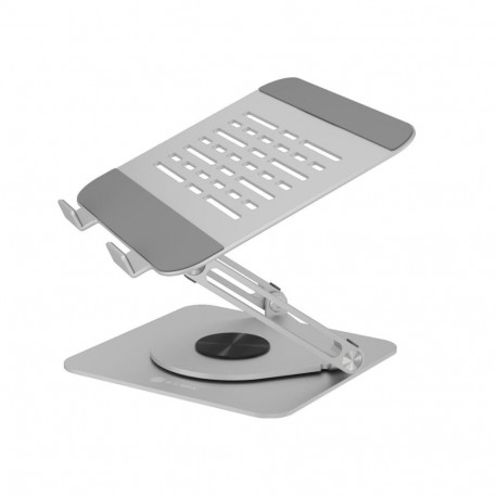 Raidsonic sülearvuti alus IB-NH300-R | ergonoomiline asend, pööratav disain | 17" | hõbedane