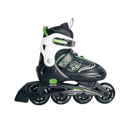 Promotion! Muuwmi children's roller skates size 33-36 green/white AU 426AU