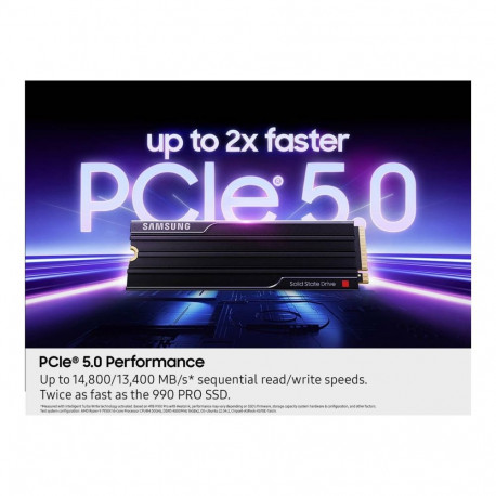 Samsung 9100 PRO | 4000 GB | SSD vormitegur M.2 2280 | pooljuhtketta liides PCIe 5.0x4 | lugemiskiir