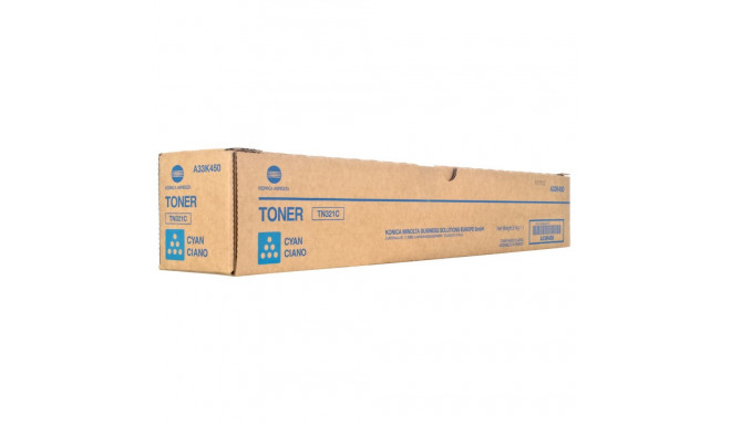 Toner kit Minolta TN-321C (A33K450) tsüaan 25K originaal