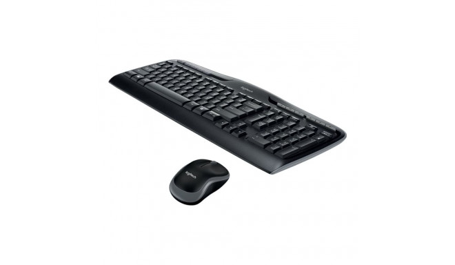 LOGITECH Wireless Combo MK330 Keyboard and mouse set wireless 2.4 GHz International black (US)