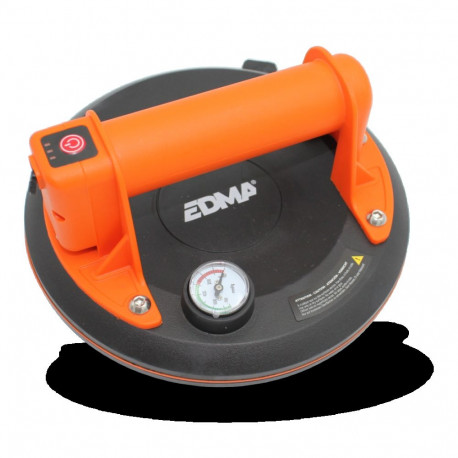 AUTOMATIC CORDLESS ELECTRIC SUCTION CUP, ANALOG PRESSURE GAUGE