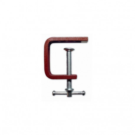 C-clamp with straight jaw, depth 4,2cm max 9,5cm