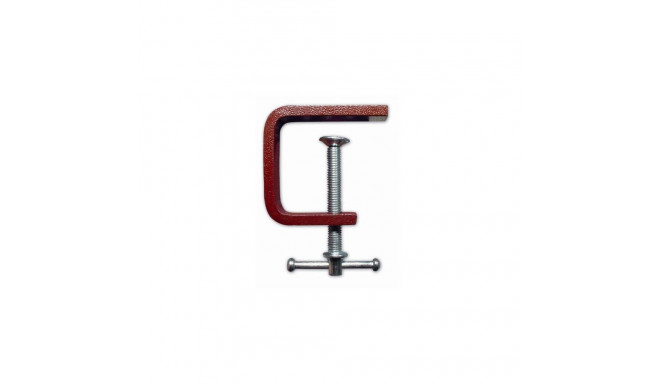 C-clamp with straight jaw, depth 4,2cm max 9,5cm