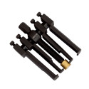 Universāls logu tīrītāju novilcējs ar 4 maināmām kājām, min 4mm max 47mm