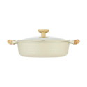 SHALLOW POT D28CM 4.1L/BEIGE 93806 RESTO
