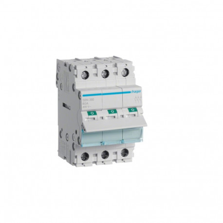 Hager SBN390 circuit breaker 3 3 module(s)