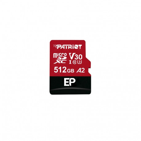 Patriot Memory EP A2 mälukaart 512 GB MicroSDXC V30 U3 Class 10 (PEF512GEP32MCX)