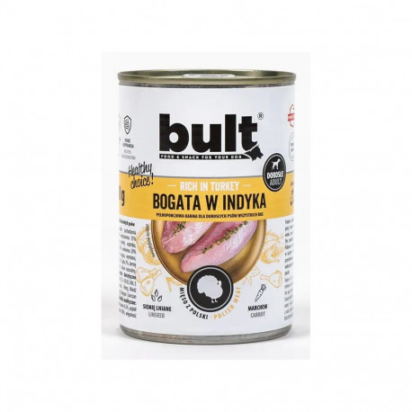 BULT Rich in turkey - Wet dog food - 800 g