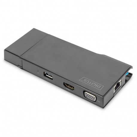 Digitus universaalne dokkimisjaam USB 3.0, reisimiseks