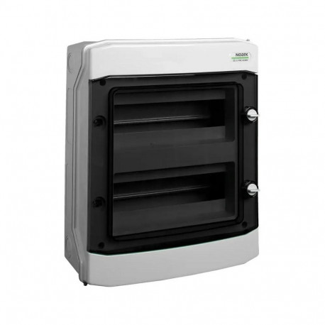 Pinnapealne paigalduskorpus, plastik, pinnapealne, IP65, 2 rida, 12 moodulit, 1500V DC