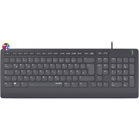 Speedlink klaviatuur Hi-Genic Nordic (SL-640009-BK-NC) (avatud pakend)