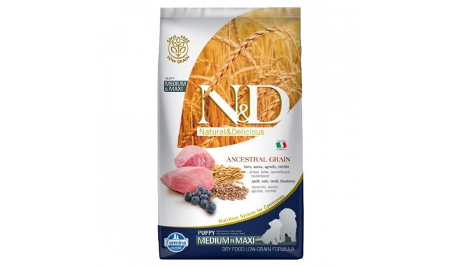 FARMINA N&D Ancestral Grain Puppy Medium&Maxi Lamb - dry dog food - 12 kg