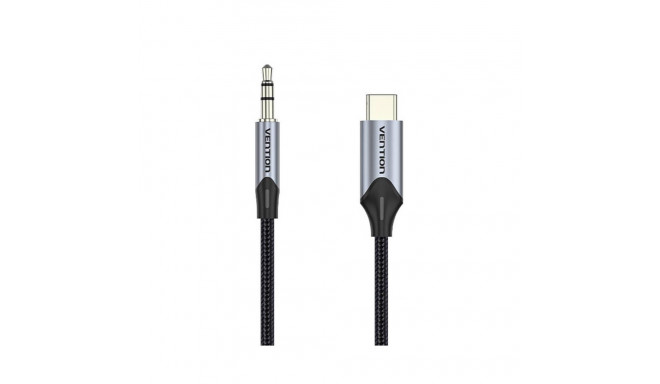 Kaabel Audio USB-C ja 3,5 mm mini pistikupesa 1m must