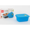 Cello MAX FRESH food container usable in microwave and fridge 2000ml blue