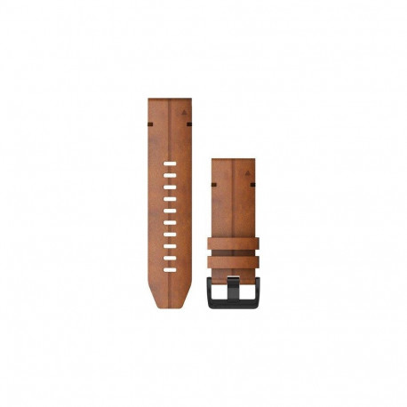 Garmin QuickFit 26mm Pемешок для часов fenix 6X, Каштановая кожа