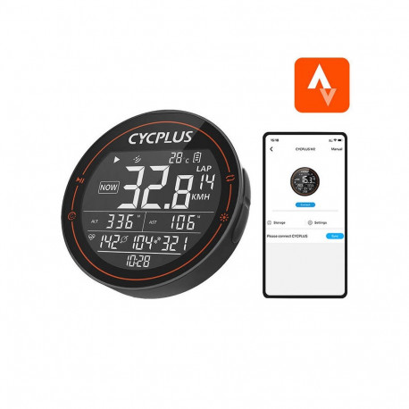 Cycplus M2 bicycle computer - compatibile with Strava, Trainingpeaks etc.