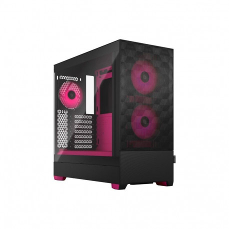 Fractal Design arvutikorpus Pop Air RGB Magenta Core TG Clear Tint ATX mATX Mini ITX