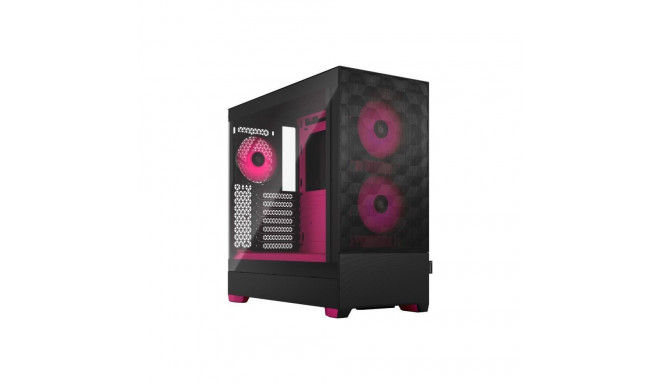 Fractal Design computer case Pop Air RGB Magenta Core TG Clear Tint ATX mATX Mini ITX