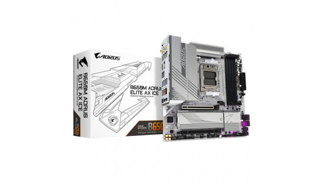 Gigabyte B650M A ELITE AX ICE 1.0 M/B