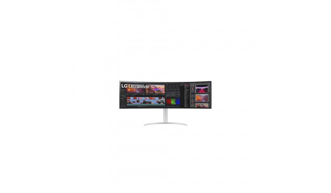 LG 49WQ95C-W 49 UltraWide Curved LED Monitor 5120x1440/400cd/m2/5ms/ HDMI USB Type C Display Port