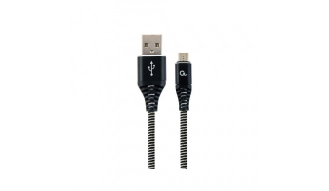 Gembird CABLE USB2 TO MICRO-USB 2M/CC-USB2B-AMMBM-2M-BW