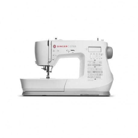 Singer Sewing Machine C7205 Number of stitches 200, Number of buttonholes 8, White