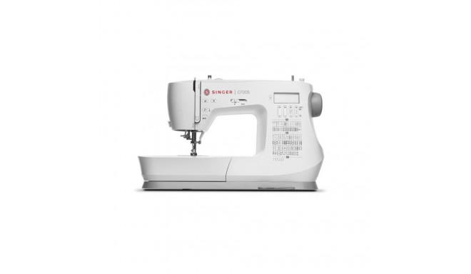 Singer Sewing Machine C7205 Number of stitches 200, Number of buttonholes 8, White