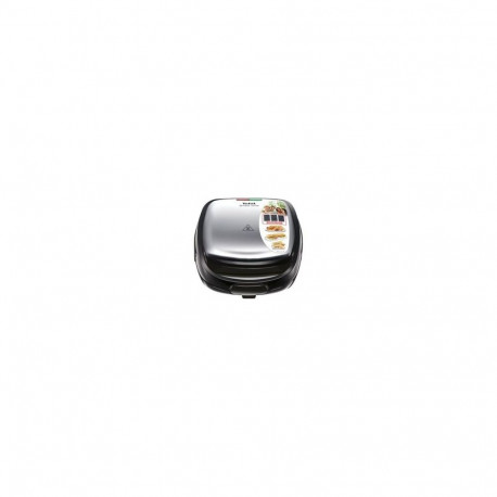 TEFAL SW342D38 Sandwich Maker, Black/Stainless Steel
