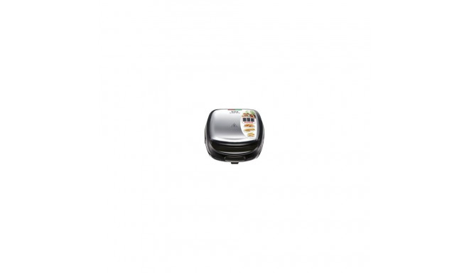 TEFAL SW342D38 Sandwich Maker, Black/Stainless Steel