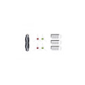 Ecovacs Service Kit D-KT01-0022 1x Main Brush, 2x Side Brushes (White), 3x High Efficiency Filters, 