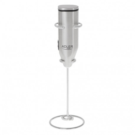 Adler Milk frother with a stand AD 4500 Stainless Steel