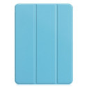 iLike Galaxy Tab A8 10.1 T510 / T515 Tri-Fold Eco-Leather Stand Case Sky Blue