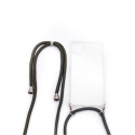Evelatus Samsung A40s Case with rope Green Transparent