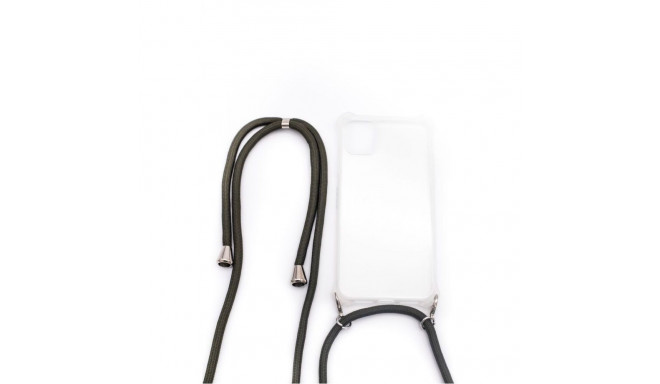 Evelatus Samsung A40s Case with rope Green Transparent