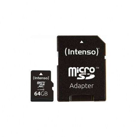 Intenso MEMORY MICRO SDXC 64GB C10/W/ADAPTER 3413490